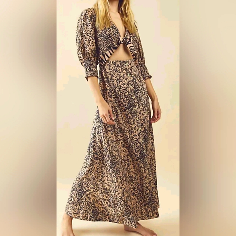 Free People Leopard print dress